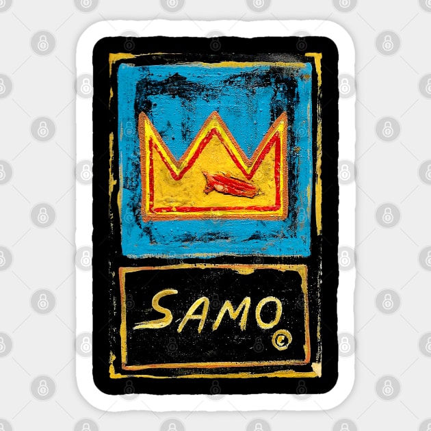 SAMO art Sticker by Sauher